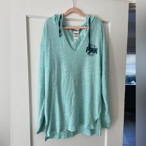 Victoria’s Secret PINK Teal Hooded Sweatshirt